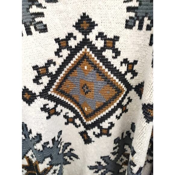 Vintage Poplar Classics Mens Sweater Geometric Aztec XL USA - Picture 2 of 5